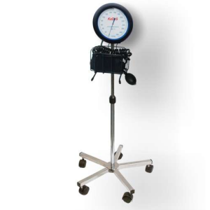 Ciśnieniomierz zegarowy Big Ben na statywie